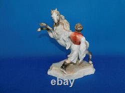 Herend Man training horse figurine porcelain