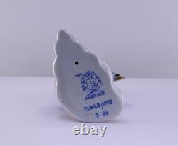 Herend Sea Horse Figurine Blue Fishnet Porcelain Hand Painted Hungary New