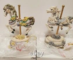 Heritage House Melodies lot of 16 County Fair Collection Musical Carousels