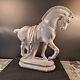 Horse Lg Ceramic Trojan Animal Decor Gift Crackle Finish 12x12