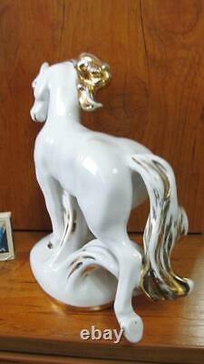 Horse foal USSR russian porcelain figurine LFZ Lomonosov Vintage 4718u