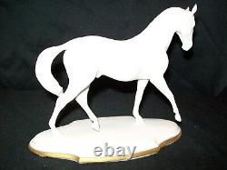 Horse franklinmint Ceramic porcelain pottery Figurine sculpture Pamela Du Boulay