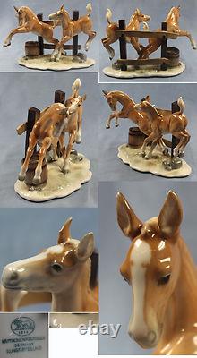 Horses Horse Porcelain Hutschenreuther Porcelain Figurine Haflinger Foal Figure