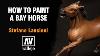 How To Paint A Bay Horse By Stefano Lancioni