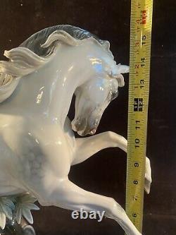 Huge Rosenthal Germany Th. Karner Rampant Horse Porcelain Figurine #1524 dk1