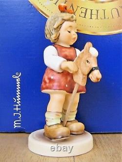 Hummel Figurine JUST HORSIN AROUND HUM 2043/A Goebel PORCELAIN HORSE MIB G026