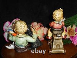 Hummel Figurines #2020 Riding Lessons #2136 The Cat's Meow First Issues Tm8 Mint