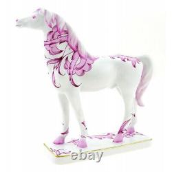 Hungarian Porcelain Hollohaza Fire Horse Figurine Hollohaza Horse