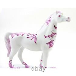 Hungarian Porcelain Hollohaza Fire Horse Figurine Hollohaza Horse