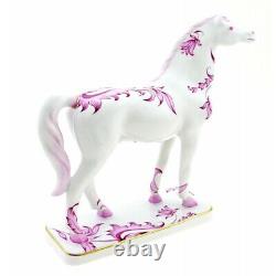 Hungarian Porcelain Hollohaza Fire Horse Figurine Hollohaza Horse