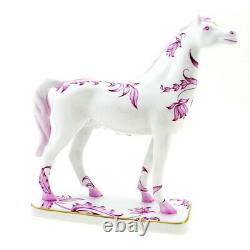 Hungarian Porcelain Hollohaza Fire Horse Figurine Hollohaza Horse