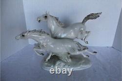 Hutschenreuther Freedom by MH Fritz Porcelain Horses Sculpture