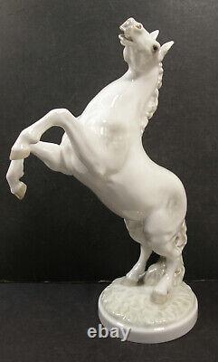 Hutschenreuther Germany Karl Tutter Porcelain Rearing Stallion Horse Figure