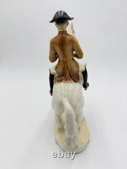 Hutschenreuther Germany Porcelain LIPIZZANER HORSE & RIDER FIGURINE 145/1247