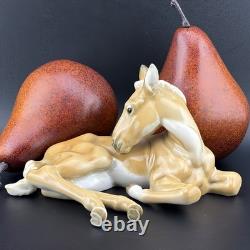 Hutschenreuther H. Achtziger Palomino Horse Colt Foal Porcelain Figurine Germany