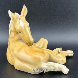 Hutschenreuther H. Achtziger Palomino Horse Colt Foal Porcelain Figurine Germany