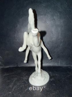 Hutschenreuther Karl Tutter Rare Young Boy With Horse Germany Porcelain 8.5 T