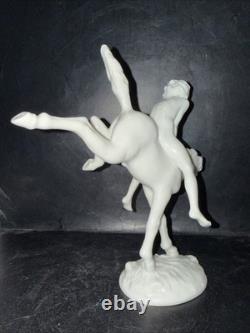 Hutschenreuther Karl Tutter Rare Young Boy With Horse Germany Porcelain 8.5 T
