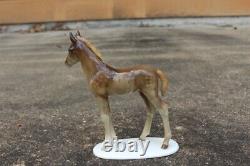 Hutschenreuther Porcelain Dapple Chestnut Foal Horse US Zone