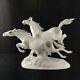 Hutschenreuther Porcelain Figurine Of Galopping Horses (q0068)