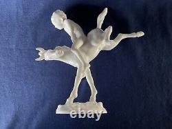 Hutschenreuther Selb Boy on Bucking Colt Horse by Karl Tutter Porcelain Figurine