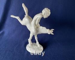 Hutschenreuther Selb Boy on Bucking Colt Horse by Karl Tutter Porcelain Figurine