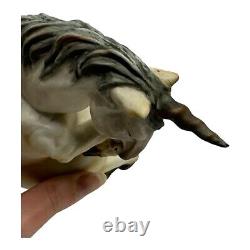 Italian Porcelain Guido Cacciapuoti Unicorn Horse Hand Signed By Artist Vintage