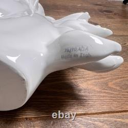 Italian White Ceramic Horse Head Figurine Art Figurine Sculpture Intrada Italy