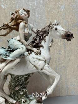 J. Armany Lady Liberty on Horse Limited Edition 1826/5000 Porcelain Figurine 15