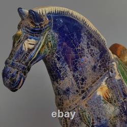 Just $168! A Chinese Tang Sancai Figurines Handcarved Horse From Tang Dynasty 8C