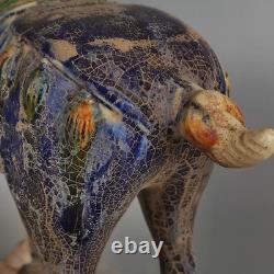 Just $168! A Chinese Tang Sancai Figurines Handcarved Horse From Tang Dynasty 8C