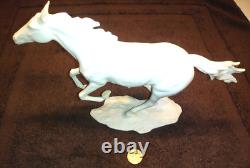 KAISER Germany Porcelain Figurine RUNNING HORSE Bochmann BISQUE
