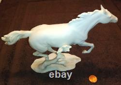 KAISER Germany Porcelain Figurine RUNNING HORSE Bochmann BISQUE