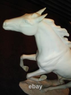 KAISER Germany Porcelain Figurine RUNNING HORSE Bochmann BISQUE