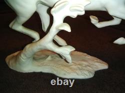 KAISER Germany Porcelain Figurine RUNNING HORSE Bochmann BISQUE