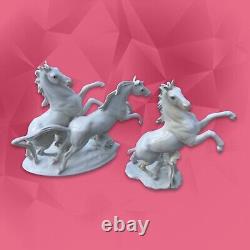 KARL ENS Germany PORCELAIN FIGURINE SCULPTURES HORSE EQUESTRIAN STATUE Ceramic