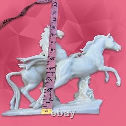 KARL ENS Germany PORCELAIN FIGURINE SCULPTURES HORSE EQUESTRIAN STATUE Ceramic