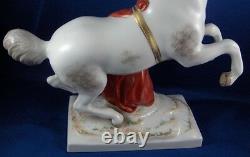 KPM Berlin Art Nouveau Porcelain Horse Figurine Figure Porzellan Pferd Figur