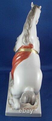 KPM Berlin Art Nouveau Porcelain Horse Figurine Figure Porzellan Pferd Figur