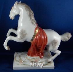 KPM Berlin Art Nouveau Porcelain Horse Figurine Figure Porzellan Pferd Figur