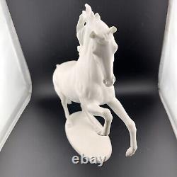 Kaiser AK Bavaria West Germany 11 Tall Porcelain Rearing Horse #380 1949-1956