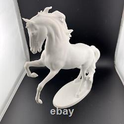 Kaiser AK Bavaria West Germany 11 Tall Porcelain Rearing Horse #380 1949-1956