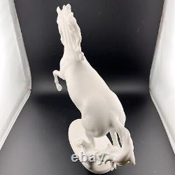 Kaiser AK Bavaria West Germany 11 Tall Porcelain Rearing Horse #380 1949-1956