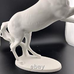 Kaiser AK Bavaria West Germany 11 Tall Porcelain Rearing Horse #380 1949-1956