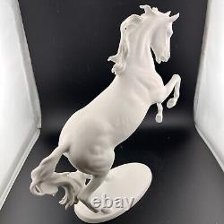 Kaiser AK Bavaria West Germany 11 Tall Porcelain Rearing Horse #380 1949-1956