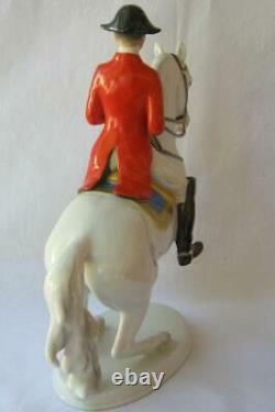 Kaiser Alka Kunst Porcelain Levade Lipizzaner Horse Rider Wien Austria Rare