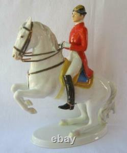 Kaiser Alka Kunst Porcelain Levade Lipizzaner Horse Rider Wien Austria Rare