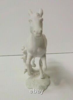 Kaiser Bachmann Galloping Horse Figurine #388, Bisque Porcelain, Signed