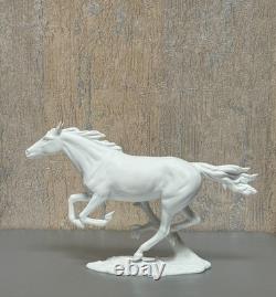 Kaiser Bisque Porcelain Wild Horse Figurine Finale by Gerhart Bachmann Matte