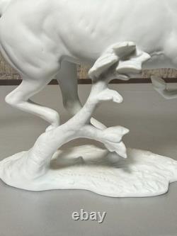 Kaiser Bisque Porcelain Wild Horse Figurine Finale by Gerhart Bachmann Matte